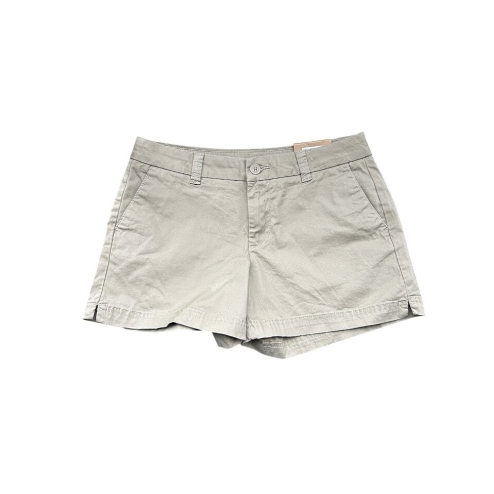 Magellan Outdoors Womens Khaki Flex Technology Chino Shorts Size 4 NWT